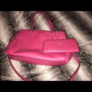 Coach purse and wallet